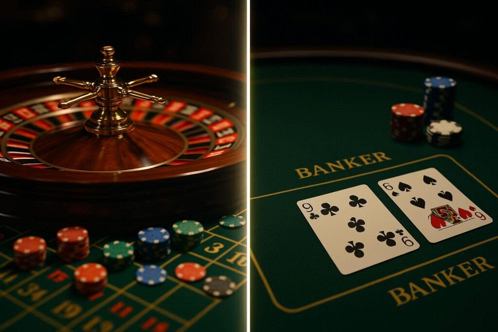 Roulette dan Baccarat: Studi Banding Permainan Legendaris